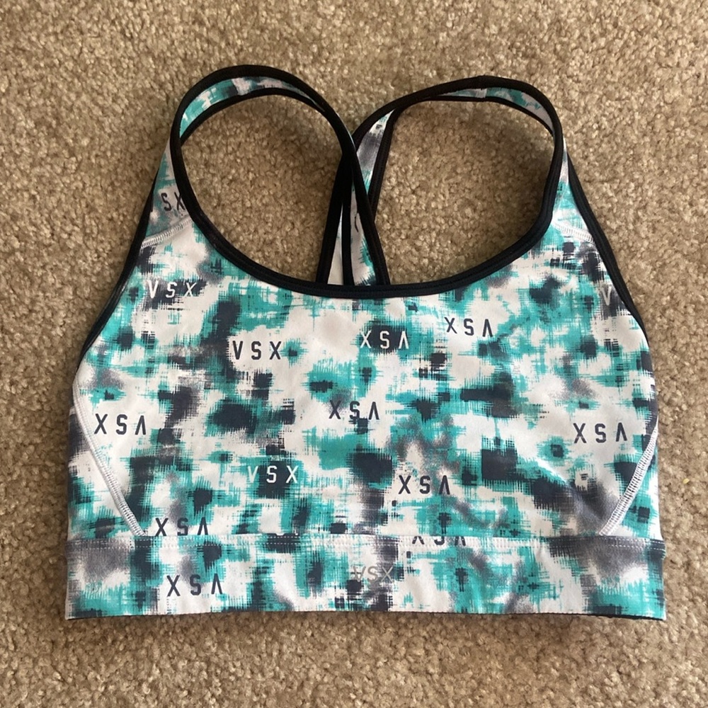 Victoria’s Secret VSX VS sport abstract the player sz Small sports bra racerback